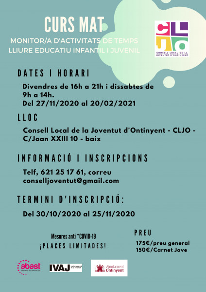 El CLJO trau un nou curs de monitora d&#039;activitats de temps lliure educatiu infantil i juvenil