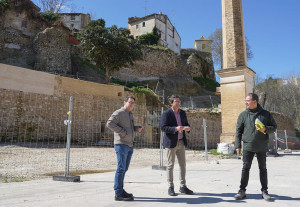 Les obres a la muralla d&#039;Ontinyent trauen a la llum les restes d&#039;un torreó medieval