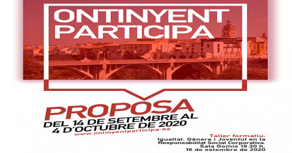 Ontinyent Participa obri dilluns el termini de presentació de propostes