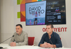 El subcampió del món de BTT David Valero oferirà una conferència a Ontinyent