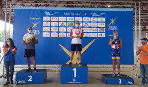 Miguel Micó puja al pòdium al Triatló Supersprint de València