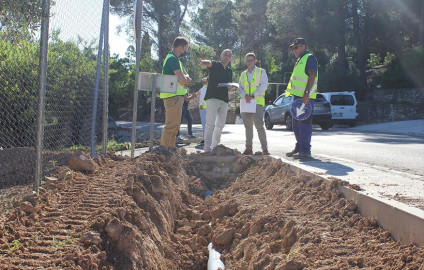 Ontinyent millora el rendiment de la xarxa d’aigües amb una inversió de 200.000 euros en la zona de Galindo